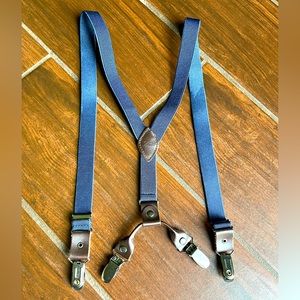 Used Jabeu Suspenders Navy Blue Size Kids